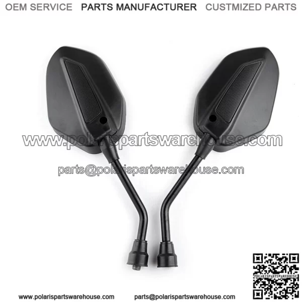 Universal Rear view Side Mirrors For ATV Kawasaki Suzuki Honda 7/8" Handle Bar - Image 2