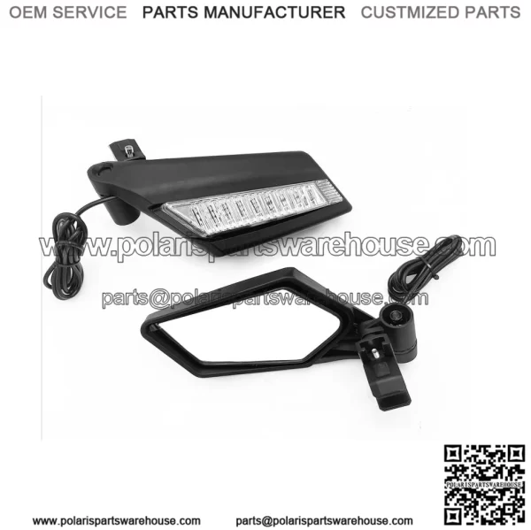 UTV Rear View Racing Side Mirror For Can-Am Maverick X3 Max Turbo R 2017-2021