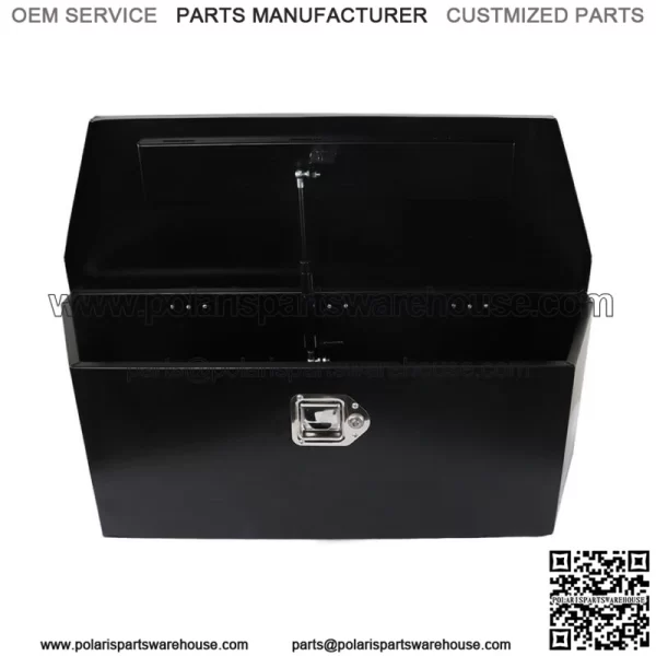 Trailer Tongue Box 2.31cu.ft Trailer Tool Box Black Steel 35 x 12.2 x 11.8 inch - Image 3