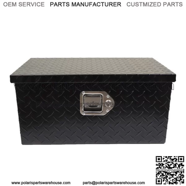 Black 20Inch Aluminum Diamond Plate Tool box  For Truck,Trailer, or RV - Image 5