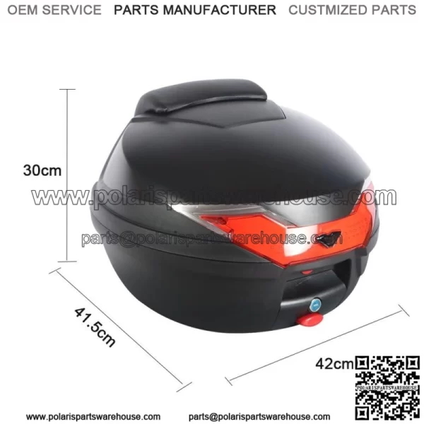 Motorcycle Scooter Trunk  Large Capacity Luggage Pedal Universal Tail Box Case - Image 2