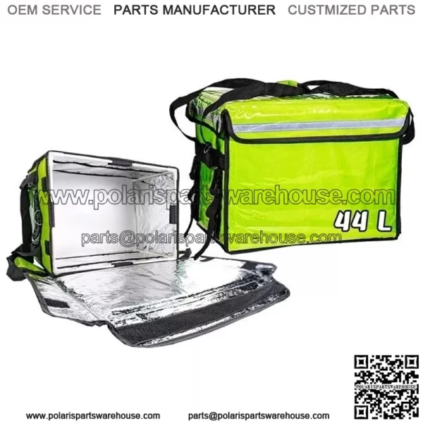 Food Delivery Box For Motorcycles Scooters 44L(Green)