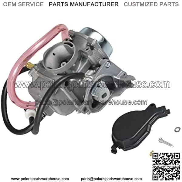 Eiger 400 Carburetor For Suzuki LT-F400 2x4 4x4 2002-2007 Replaces # 13200-38F22 13200-38F2V With Throttle Cable - Image 3