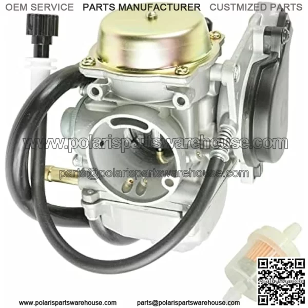 Replacement for Carburetor for Suzuki LT-F400 LTF400 LTF400F Eiger 400 4x4 2x4 Manual 2002-2007