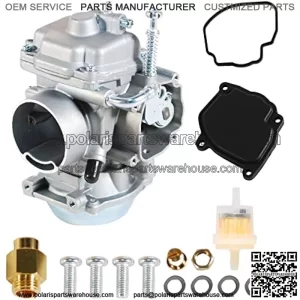 Carburetor with Fuel Filter Fit for 1990-1999 Suzuki Quadrunner 250 LTF 250 LT-4WD LTF250F LT-F4WD LTF250 Carb 2x4 4x4