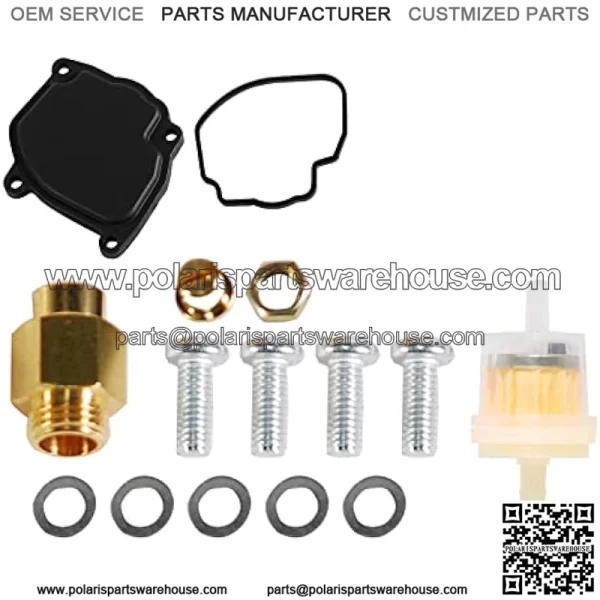 Carburetor with Fuel Filter Fit for 1990-1999 Suzuki Quadrunner 250 LTF 250 LT-4WD LTF250F LT-F4WD LTF250 Carb 2x4 4x4 - Image 2