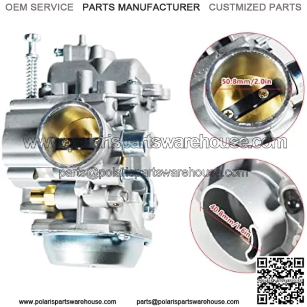 Carburetor with Fuel Filter Fit for 1990-1999 Suzuki Quadrunner 250 LTF 250 LT-4WD LTF250F LT-F4WD LTF250 Carb 2x4 4x4 - Image 3