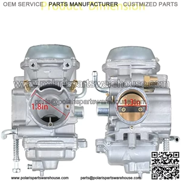 Carburetor with Fuel Filter Replacement for Suzuki Quadrunner 500 LTF500F 4x4 1998-2002 - Image 2