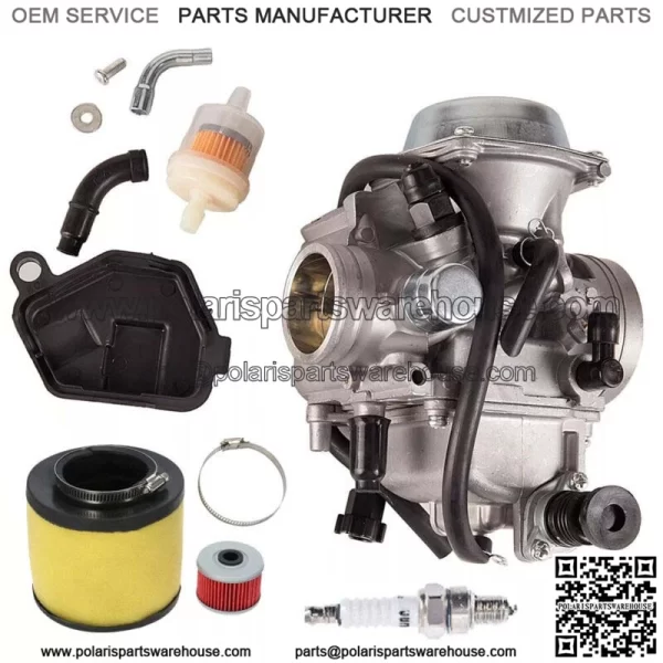 Carburetor & Air Filter Oil Filter FOR Honda Fourtrax 300 Trx300fw 4x4 1988-2000 For: Honda