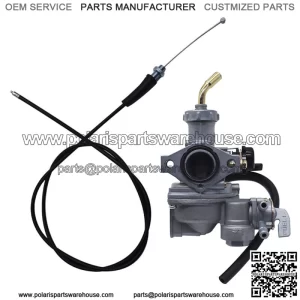 Fits For Honda FourTrax 125 TRX125 2x4 Carburetor & Throttle Cable 1985 1986 For: Honda