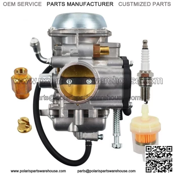 New Carburetor Carb For Suzuki Quad Master QuadMaster 500 LTA500F 4x4 2000-2001 - Image 3