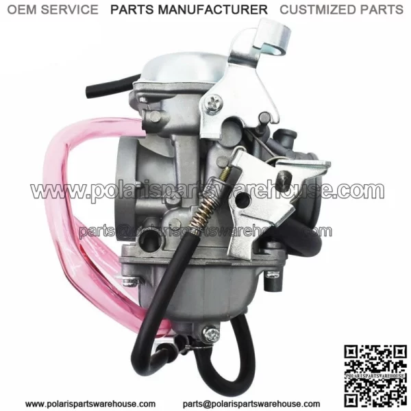 Carburetor W/ Intake Boot Joint Manifold for Kawasaki KLR250 Carb - Image 2