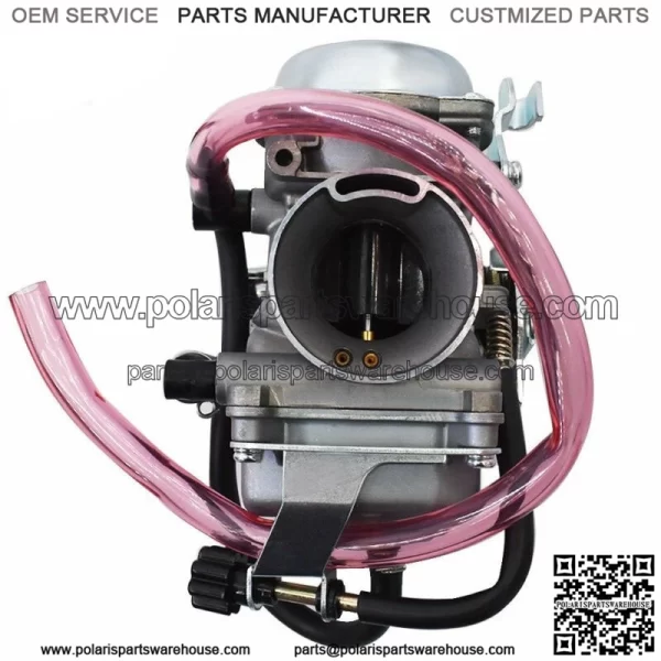 Carburetor W/ Intake Boot Joint Manifold for Kawasaki KLR250 Carb - Image 4