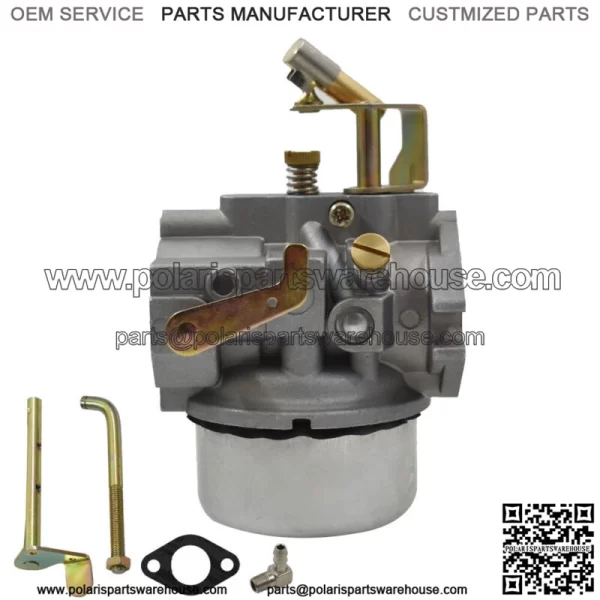Carburetor For Kohler 10HP K241 & 12HP K301 #26 w/2 Choke Shafts Mounting Gasket - Image 2