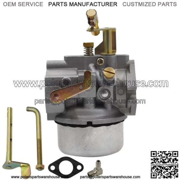 Carburetor For Kohler 10HP K241 & 12HP K301 #26 w/2 Choke Shafts Mounting Gasket - Image 5
