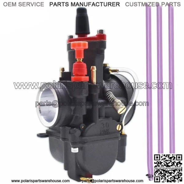 30mm PWK30 4T Motorcycle Carburetor Power Jet Racing Scooter Pit Bike ATV Carb - Image 2