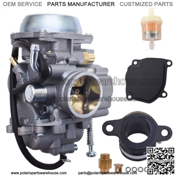 Carburetor & Intake Manifold Boot For Polaris Trail Boss 325 330 - Image 2
