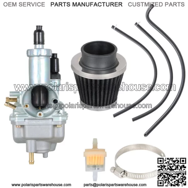 Carburetor & Air Filter For Kawasaki Bayou 250 KLF250A Bayou 220 KLF220A - Image 3