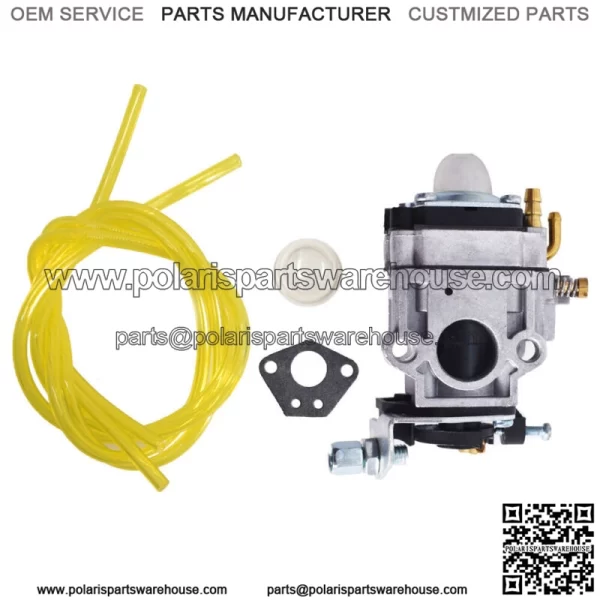 PCV43 For Gas 2 Cycle 43cc Powermate Tiller Motor Parts Carburetor Carb & Gasket - Image 2