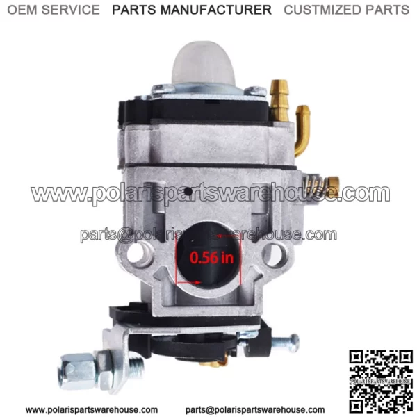 PCV43 For Gas 2 Cycle 43cc Powermate Tiller Motor Parts Carburetor Carb & Gasket - Image 5