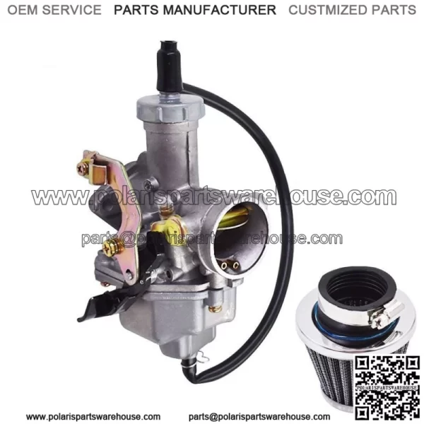 Carburetor W/ Air Filter For Honda ATV ATC200S Sportrax 250 TRX250EX Carb - Image 3