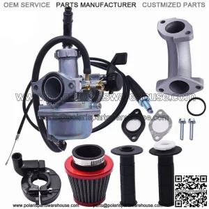 Carburetor & Intake Manifold Air Filter & Handle Grip For Honda XR70R 1998-2003