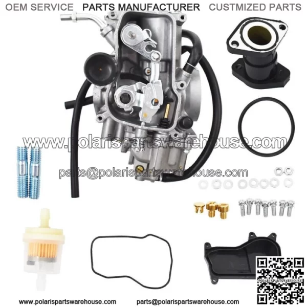 Carburetor Intake For Yamaha Warrior 350 YFM 350 Yfm350 1987-2004 Atv Quad Carb