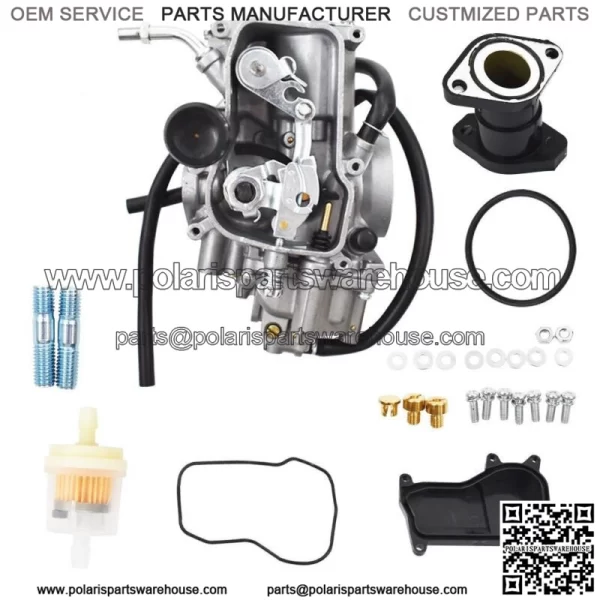 Carburetor Intake For Yamaha Warrior 350 YFM 350 Yfm350 1987-2004 Atv Quad Carb - Image 4