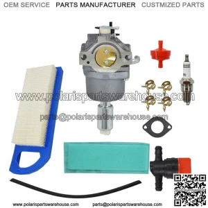 Carburetor Kit Fits For Craftsman LT1500 Huskee MTD 420CC Power Mower Air Filter
