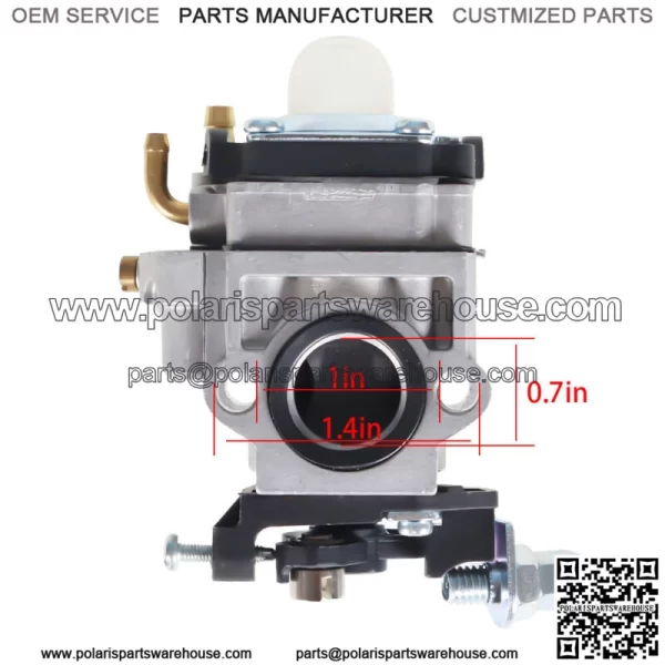 Fits For Carburetor Gas 2Cycle 43cc Powermate PCV43 Tiller Motor Parts Fuel Line - Image 2