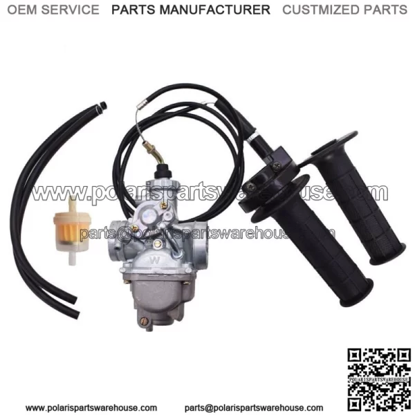 Carburetor & Handle Grip Bar Throttle Cable For Yamaha TTR125E TTR125LE TTR125