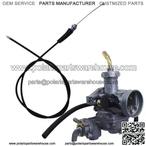 Carb Carburetor&Throttle Cable For Honda ATV ATC 90 110 125 TRX125 C02220 -