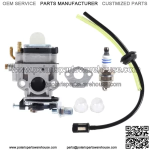 Fits For Gas 2Cycle 43cc Powermate PCV43 Tiller Motor Parts Fuel Line Carburetor