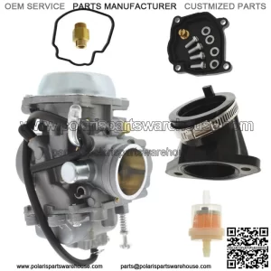 Carburetor & Intake Manifold Boot for Polaris Sportsman 400 HO 4X4 2011