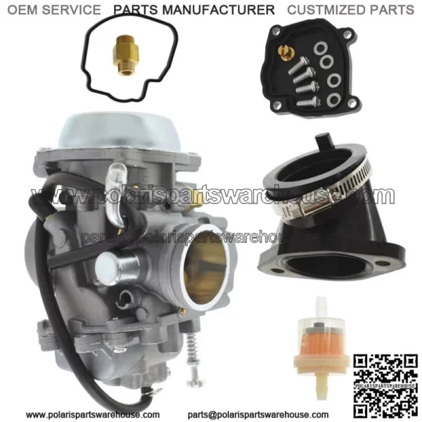 Carburetor & Intake Manifold Boot for Polaris Sportsman 400 HO 4X4 2011