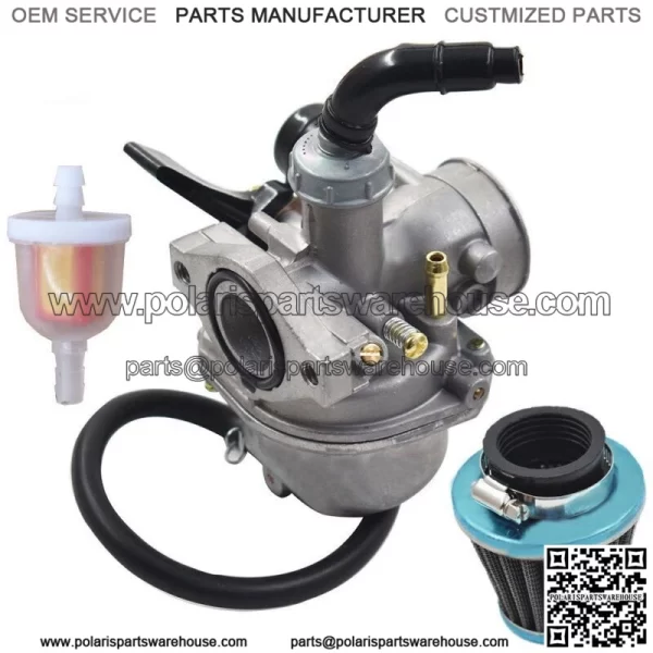 Carburetor W/ Air filter for 50cc 70cc 90cc 110cc ATV Dirt Bike Go Kart Carb - Image 2