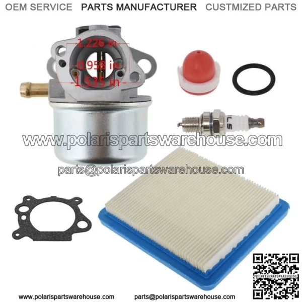 799868 Carburetor W/Gasket Air Filter For 497586 499059 498170 498254 497347