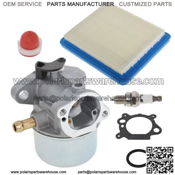 799868 Carburetor W/Gasket Air Filter For 497586 499059 498170 498254 497347 - Image 2