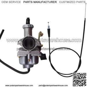 NEW CARBURETOR CARB & THROTTLE CABLE R FOR HONDA RECON TRX250E TRX250TE TRX250TM