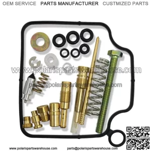 New Carburetor Carb Rebuild Kit Repair for Honda TRX300FW Fourtrax 4wd 1993-2000 For: Honda FourTrax Foreman 400