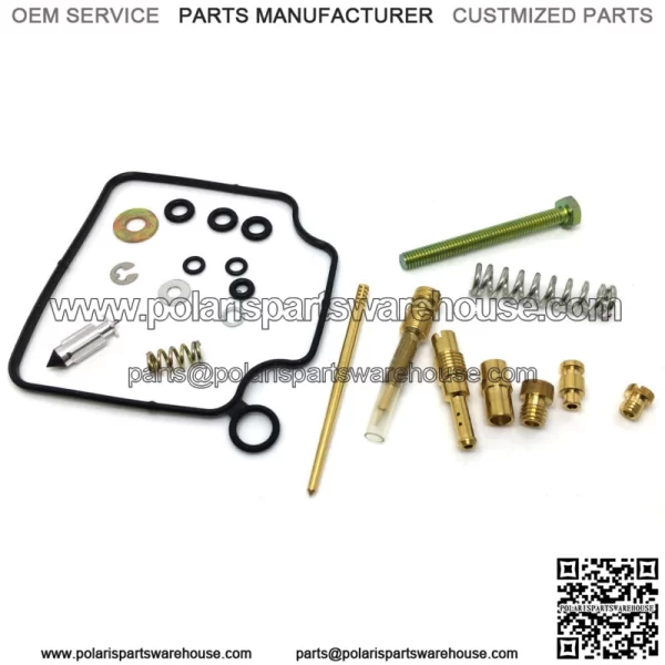 New Carburetor Carb Rebuild Kit Repair for Honda TRX300FW Fourtrax 4wd 1993-2000 For: Honda FourTrax Foreman 400 - Image 3