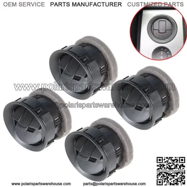 4PCS Dashboard AC Heater Air Vent Louvre For 2009-2014 Ford F150 CL3Z19893EA