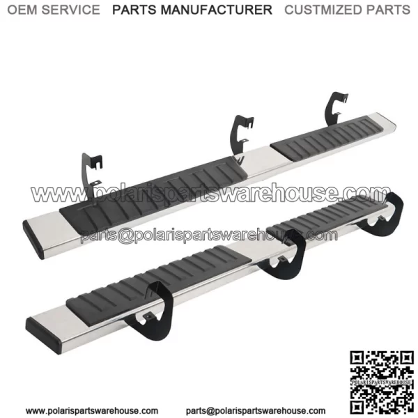 6" Running Board Fit For 19-23 Silverado/Sierra Crew Cab Nerf Bars Side Steps SS