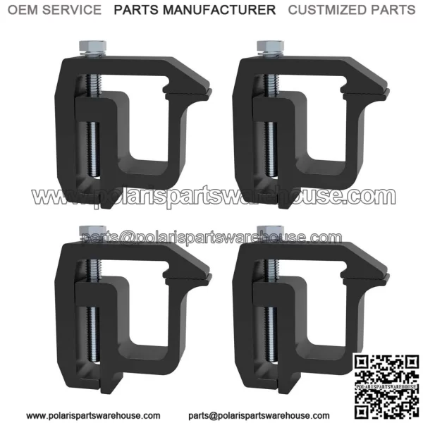 Fixing Clip 4 Pack #Black