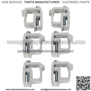 Fixed clip 6 pack #silver