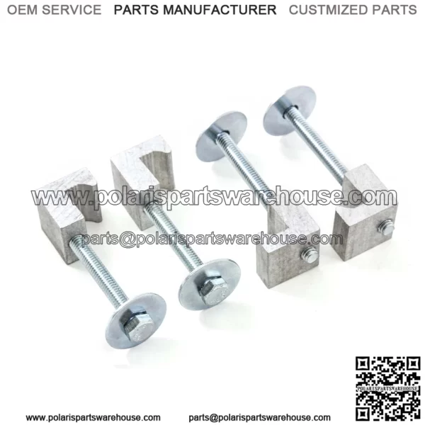 J-type fixing clip 4 pieces #silver - Image 3