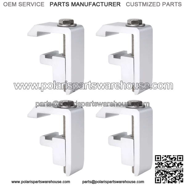 Fixed clip 4#4 pack silver