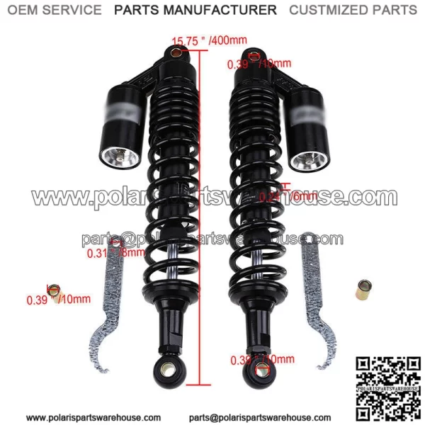 Pair Rear Shock Absorber Suspension For Yamaha YFZ 450 Raptor 660 700 ATV UTV - Image 2