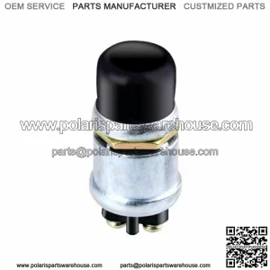 Golf Cart 12V Horn Switch Button w/ Cover Floor Mount For Club Car, EZGO, Yamaha