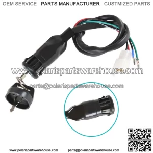 New Ignition Key Switch Fit For 1985-1987 Honda TRX250 Fourtrax 35100-HA8-682 For: Honda